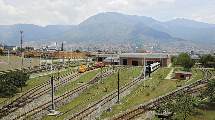 Medellin Metro facilities.